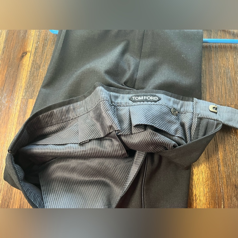 Tom Ford black dress pants, comes with extra buttons